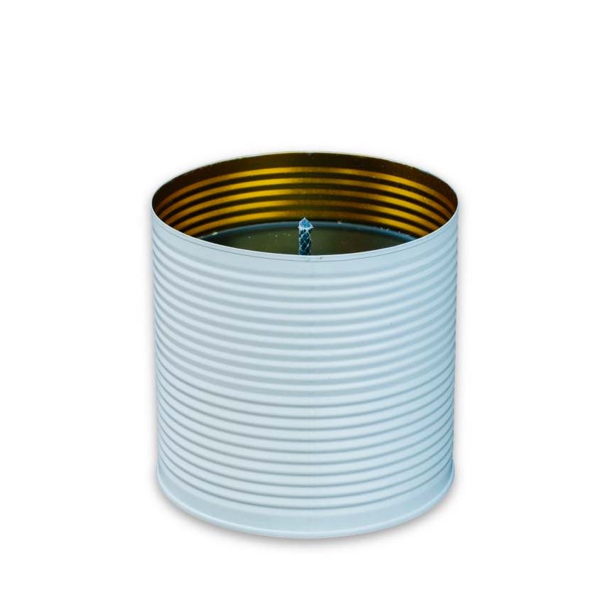 Útikerti 90 klst - ljósgrátt