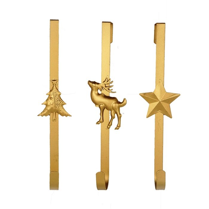 Hengi fyrir hurðakransa - gyllt