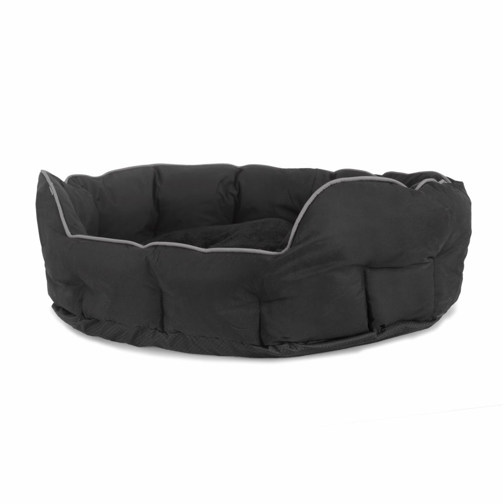 Dogman Buddy Oval hundabæli - svart