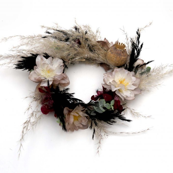 Kertahringur - þurrskreyting