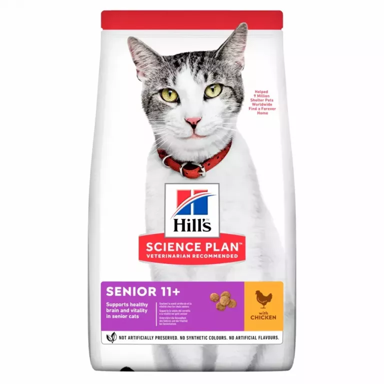 HILL'S Senior 11+ Cat Food with Chicken 1,5kg