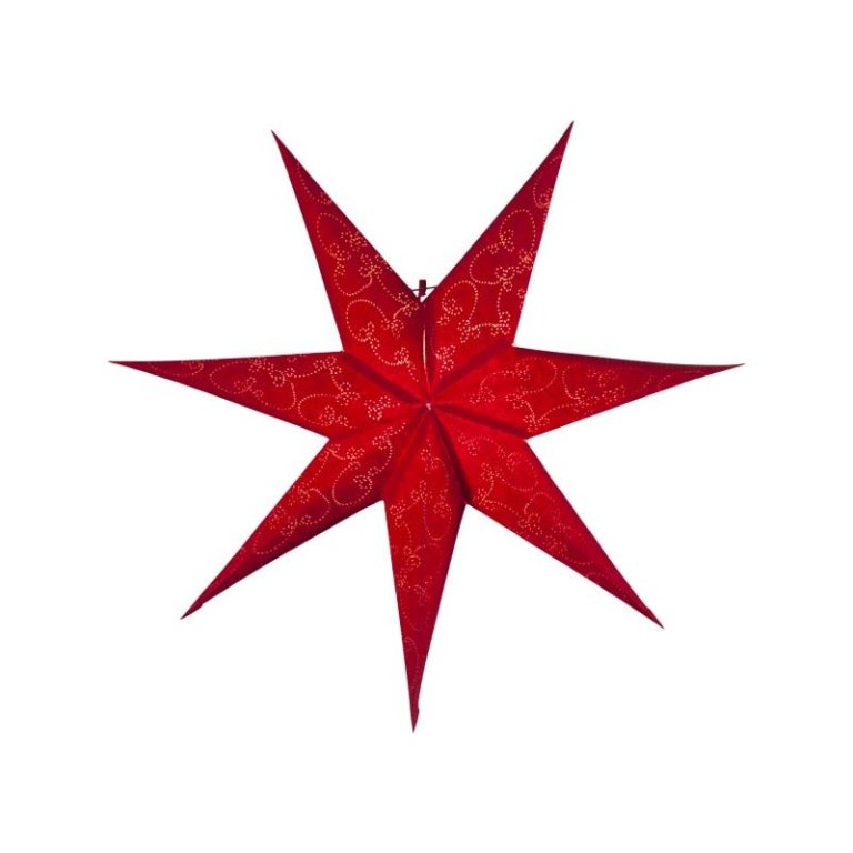 Decorus pappastjarna - rauð