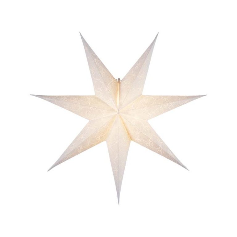 Decorus pappastjarna - hvít