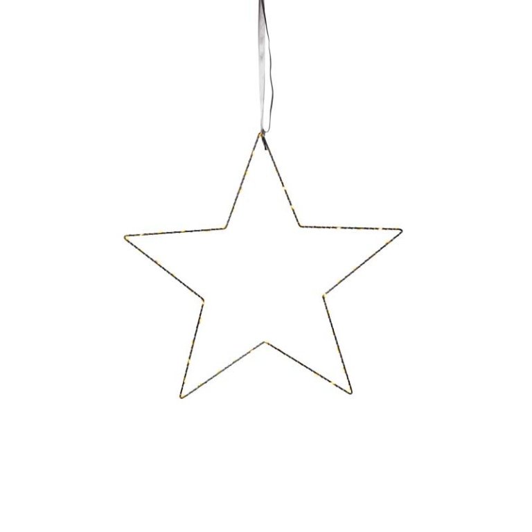 Mira stjarna hangandi, svört - hvít ljós