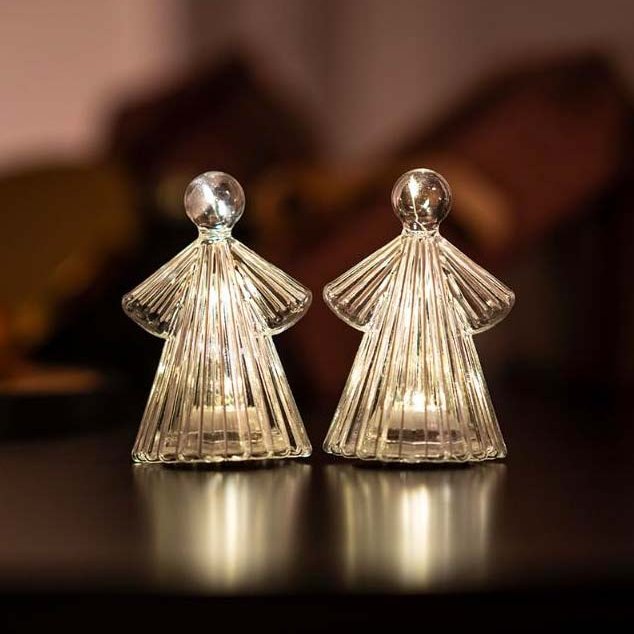 Alberte englar, 2 stk frá Sirius - glærir