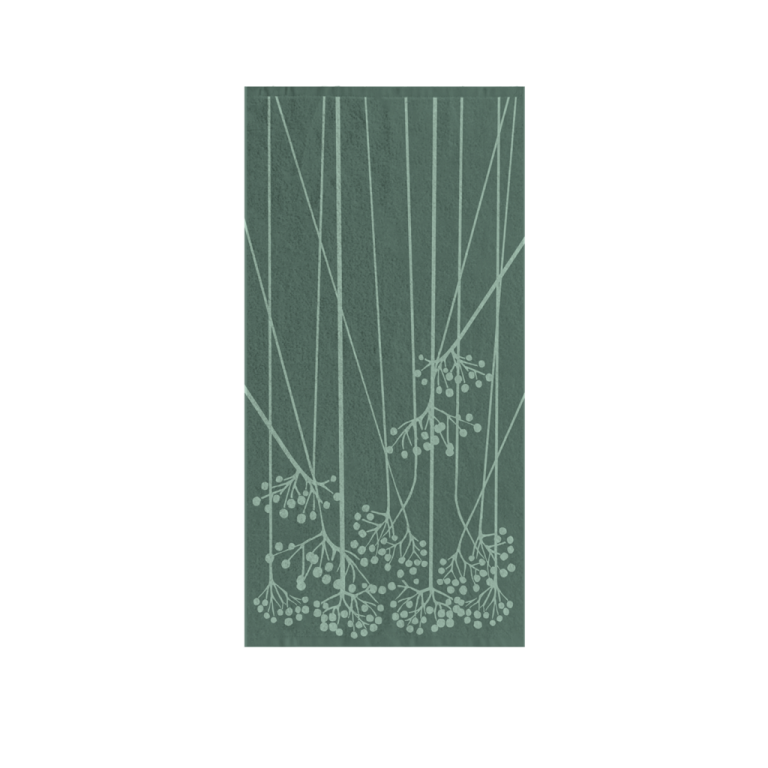 Vorhús handklæði Garðaveisla - grænt