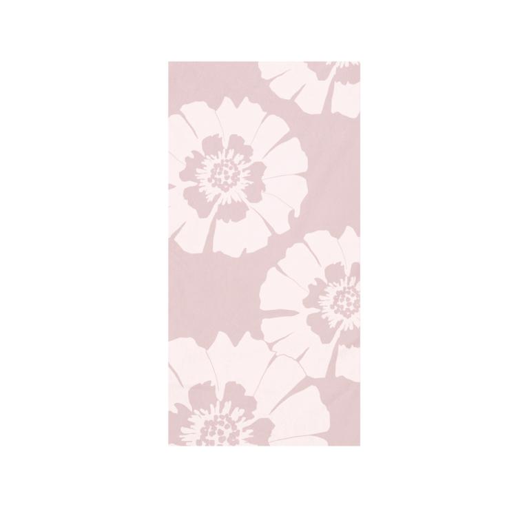 Vorhús handklæði Villiblóm - bleik