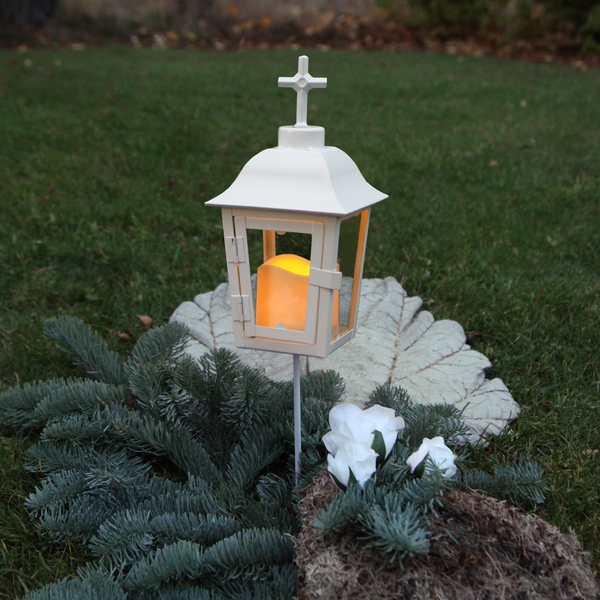 Lukt m batterískerti - hvít