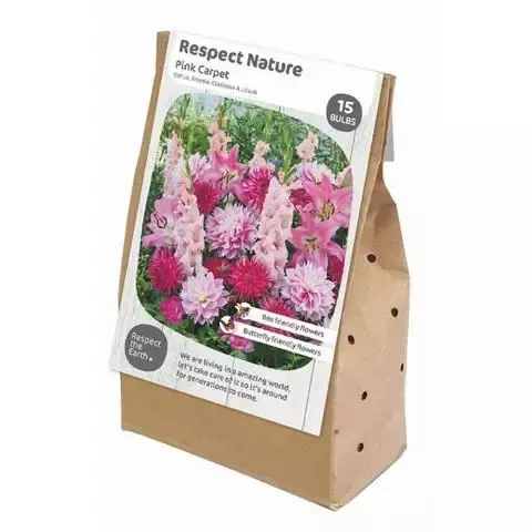 Respect Nature pink carpet, 15 stk