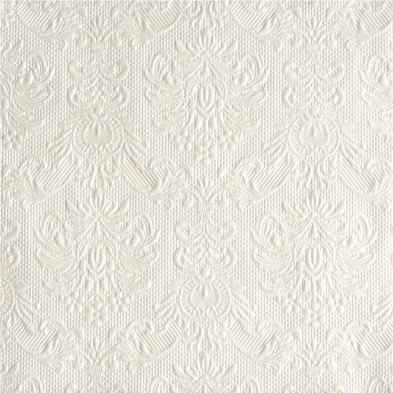 Perluhvítar servíettur