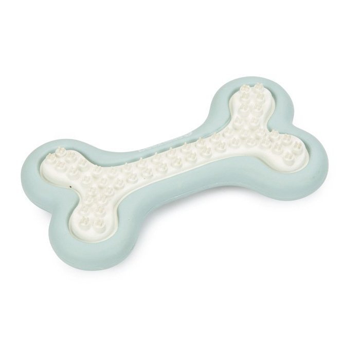 Rubber Dental Bone Puppy - grænt