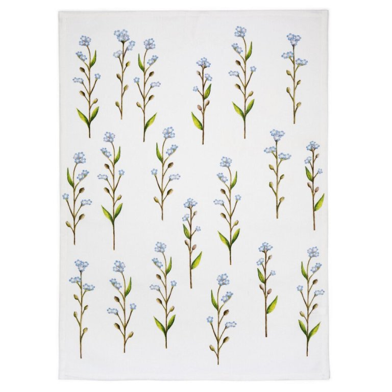 Hekla viskustykki Gleym mér ei