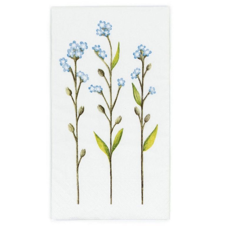 Hekla servíettur Gleym mér ei