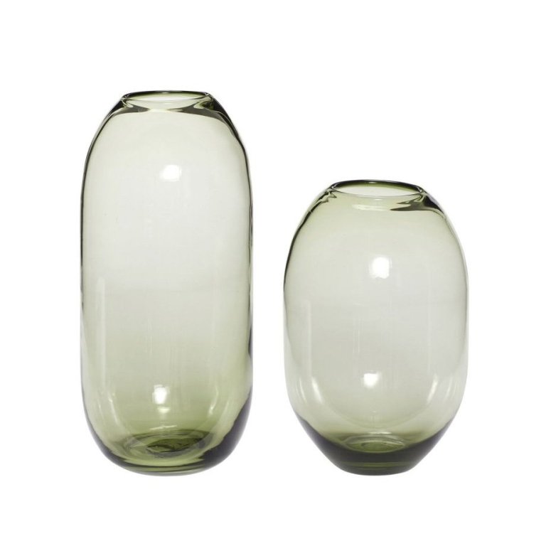 Moss blómavasi - grænn