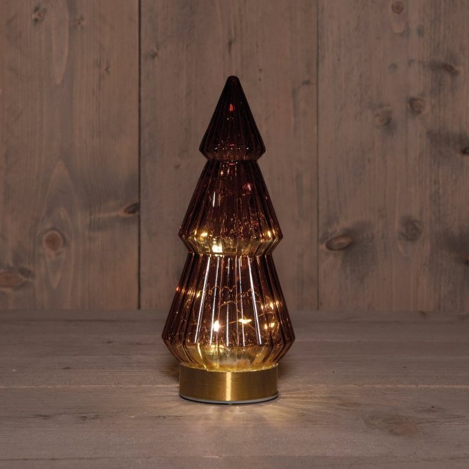 Glertré  23,5 cm - burgundy