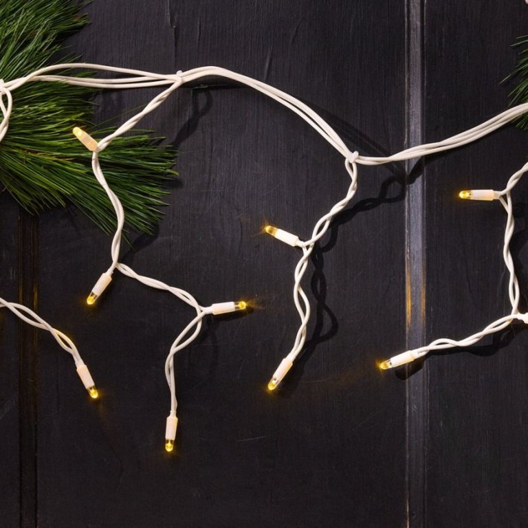 XP 50 ljósa grýlukerti sería - hvít ljós