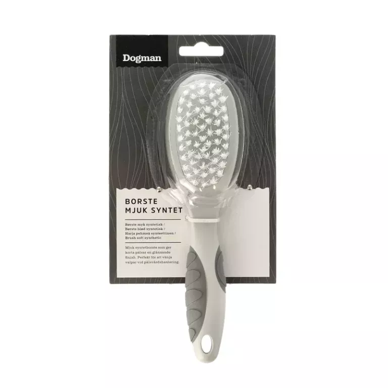 Bursti með mjúkum gervihárum