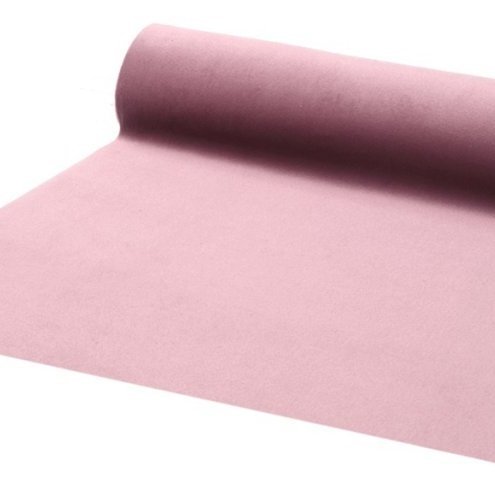 Bleikur flauels renningur