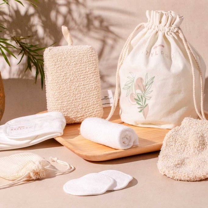 StylPro Bamboo Natural gjafasett