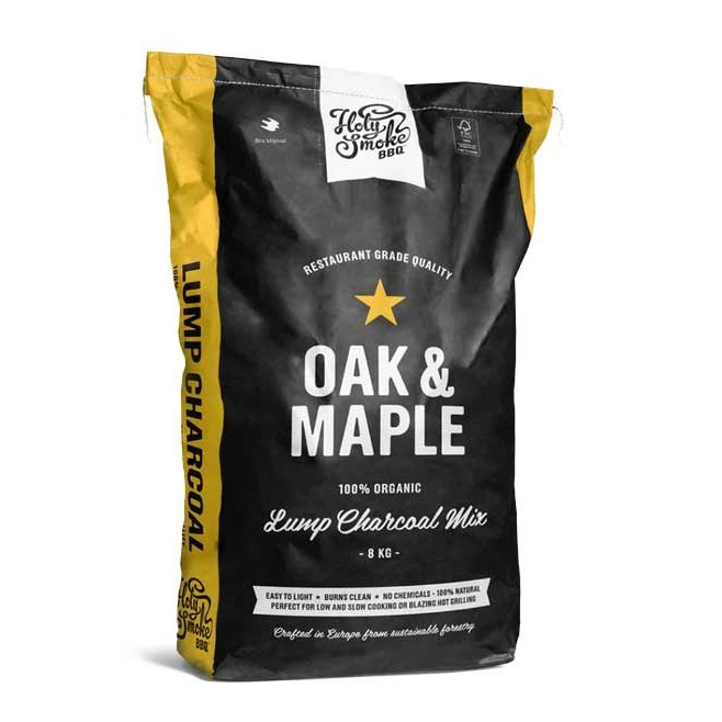 Oak & Maple viðarkol 8 kg