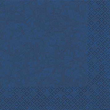 Dökkbláar servíettur