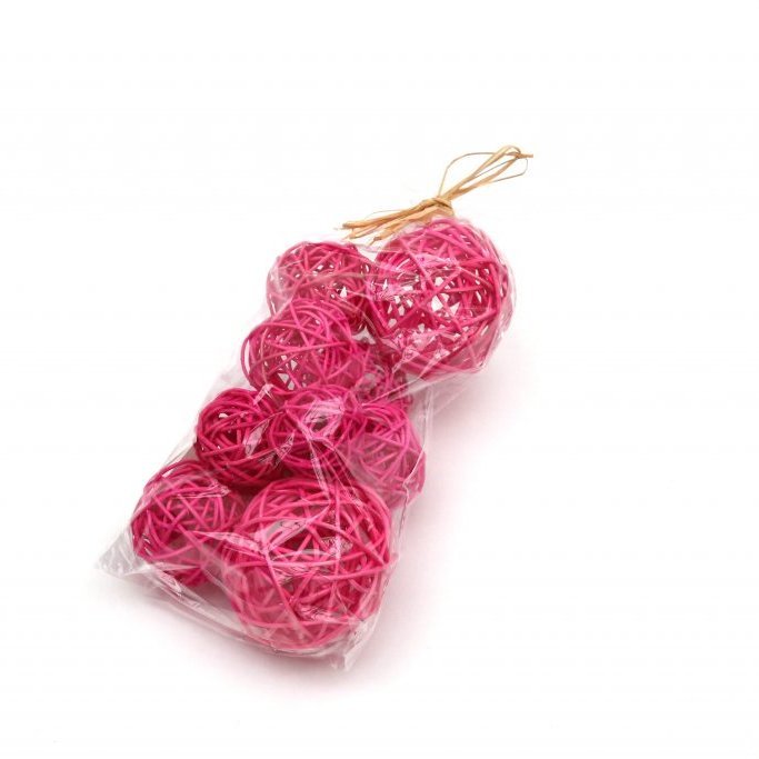 Bastkúlur - bleikar