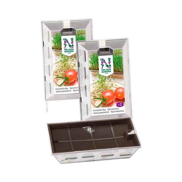 Spíru rækturnarsett - tveir bakkar