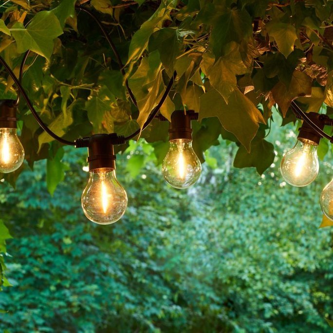 Tobias 10 ljósa framlenging - glær