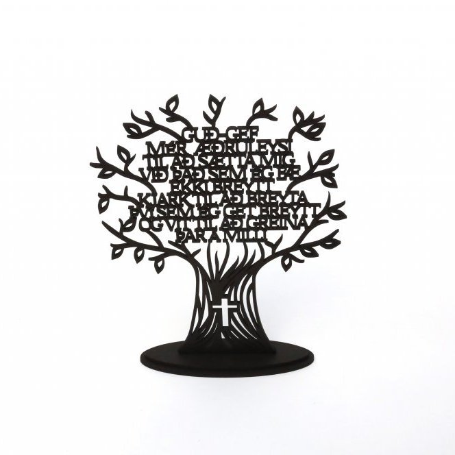 Æðruleysisbænin - viðar