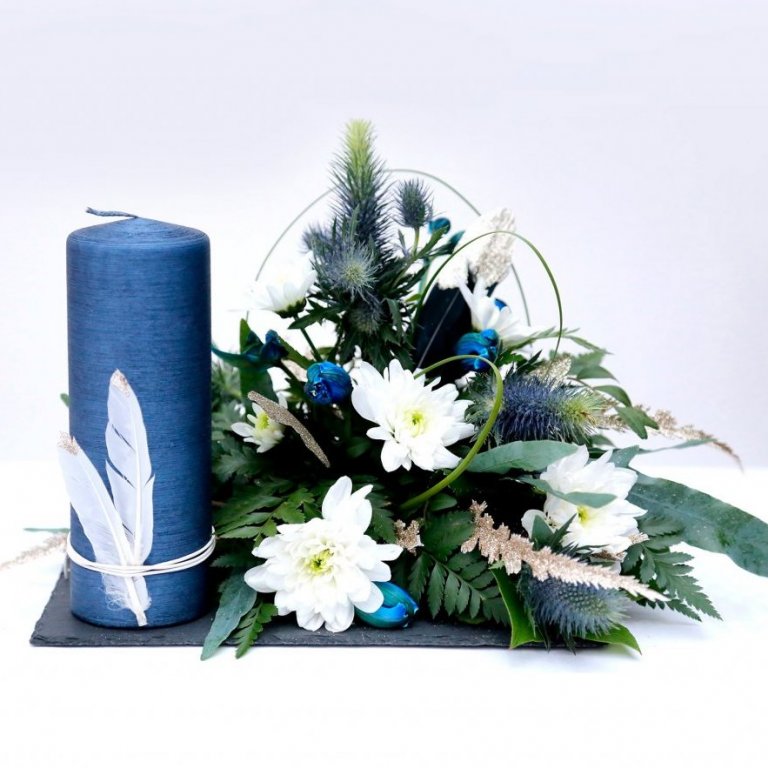 Skreyting - blá (skírn)