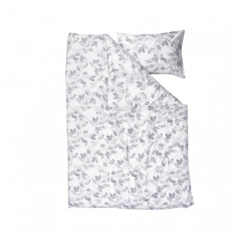 Vorhús sængurverasett, grátt