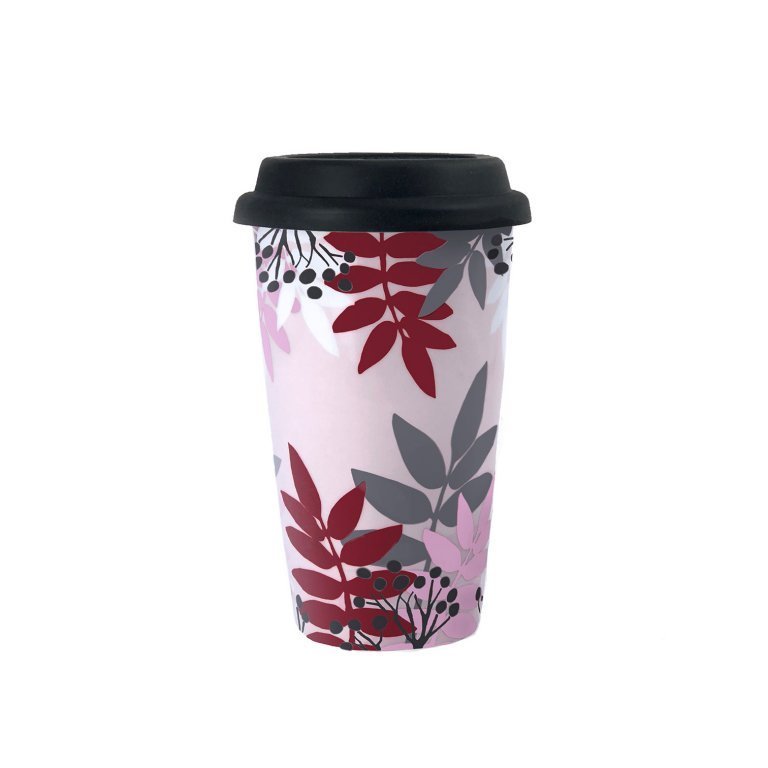 Vorhús thermokrús með loki, bleikur - Garðveisla