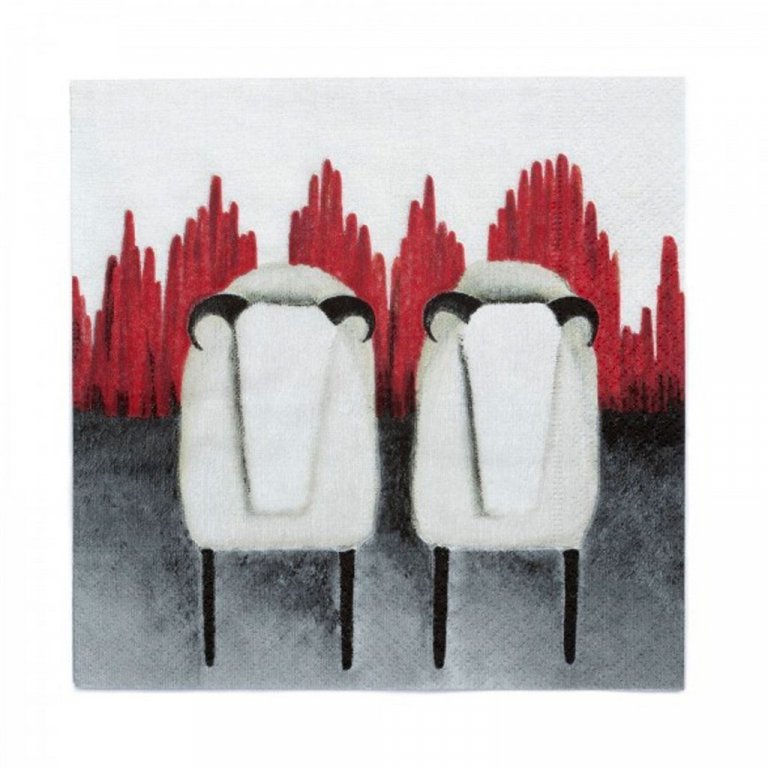 Hekla servíettur Gosið