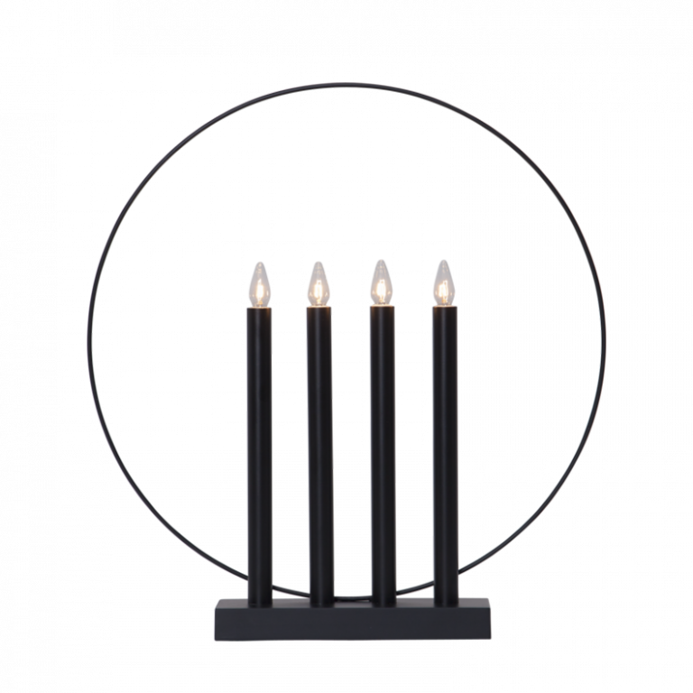 Glory aðventuljós - svart