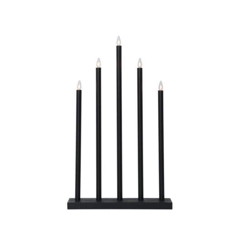 Holy aðventuljós - svart