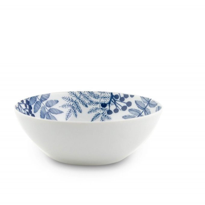 Vorhús djúpur diskur - Garðaveisla blá