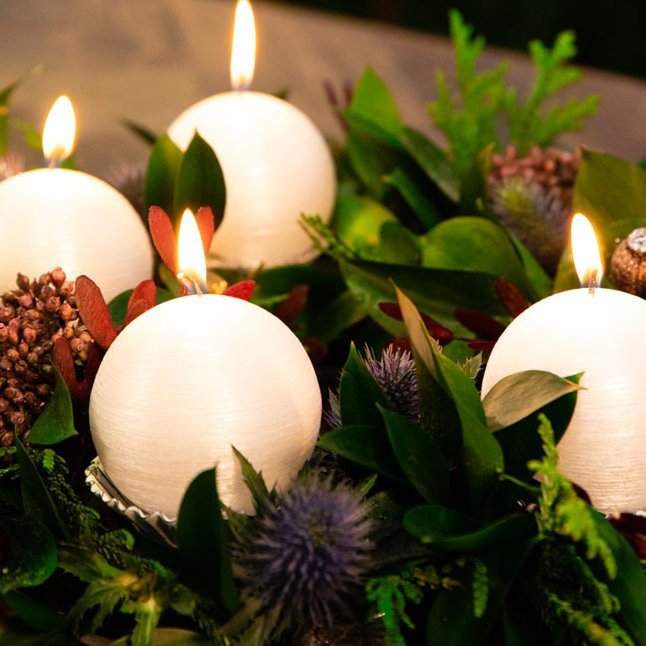 Lærðu að gera aðventukrans - myndband 2