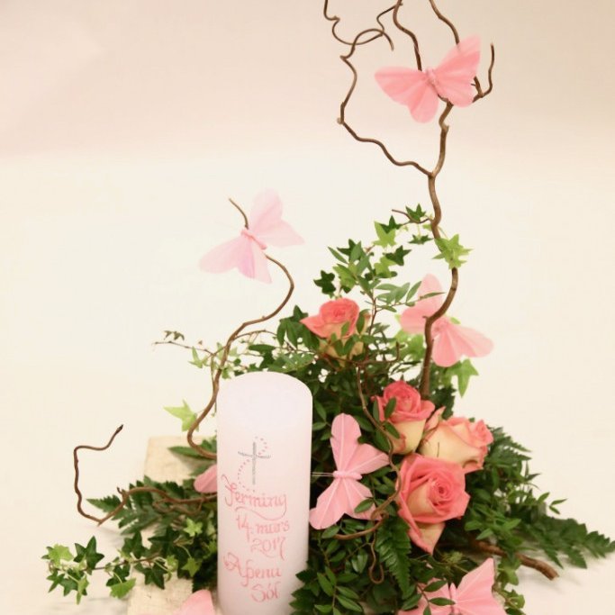 Fermingarskreyting - bleik