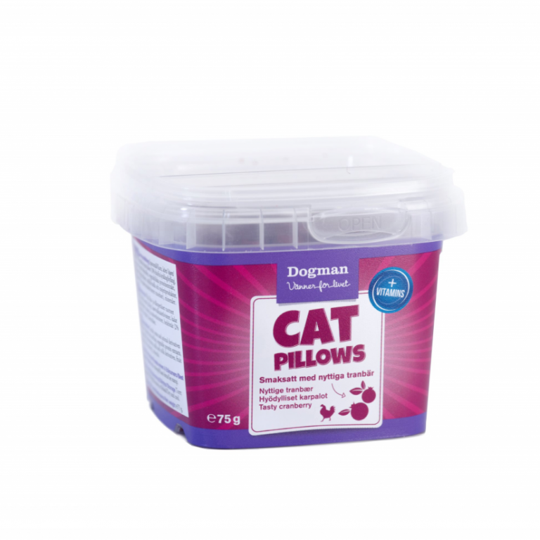 Cat Pillows með trönuberjum og kjúklingi