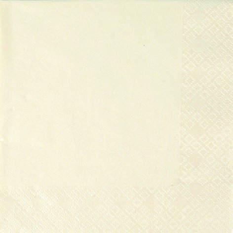 Perluhvítar servíettur