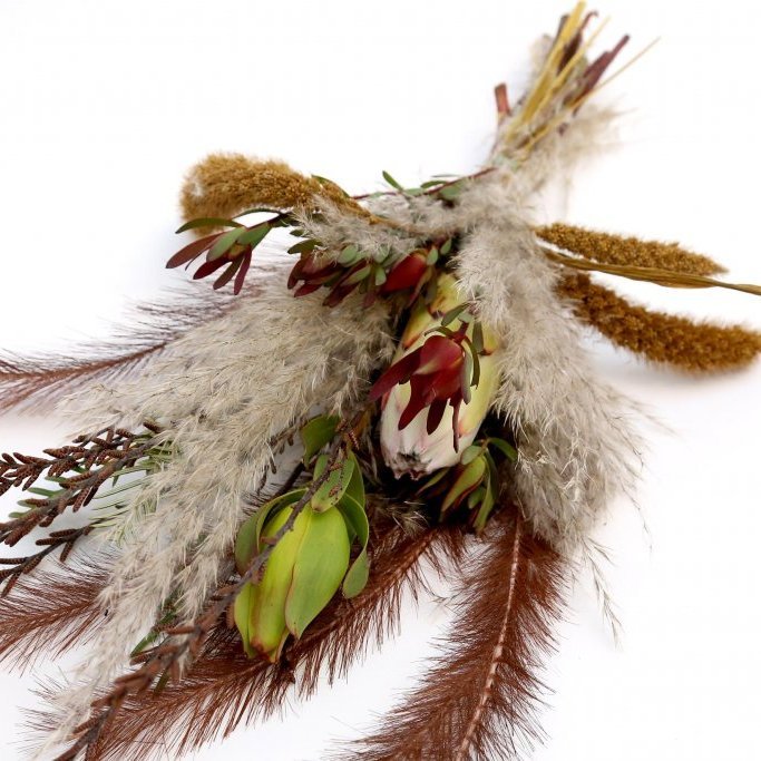 Fermingarblómvöndur - rustic