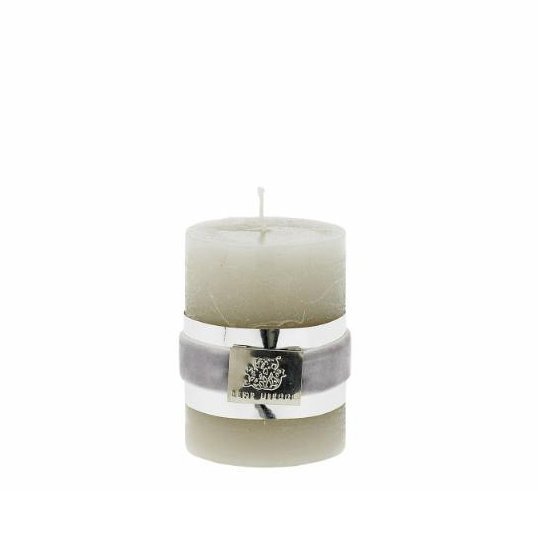 Rustic silfurgrátt kerti 4,5 x 6 cm