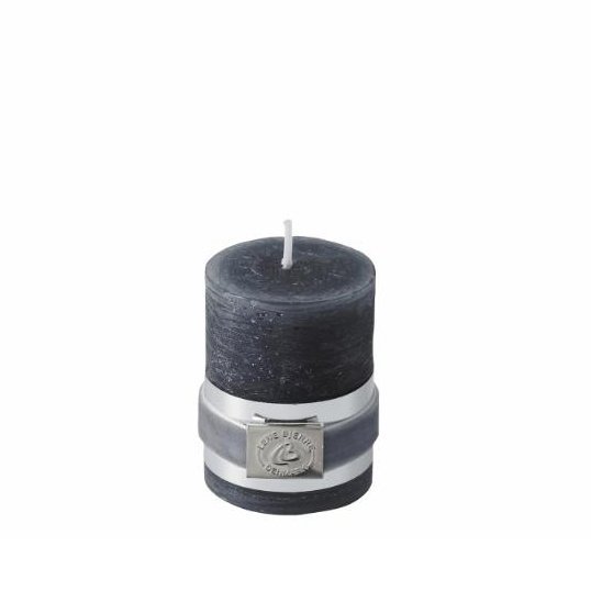 Rustic dökkgrátt kerti 4,5 x 6 cm