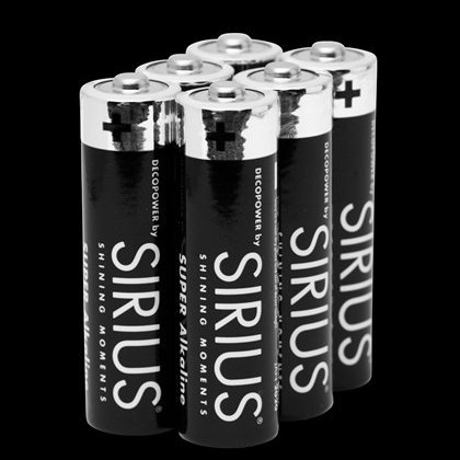 Sirius batterí AA, 6 stk