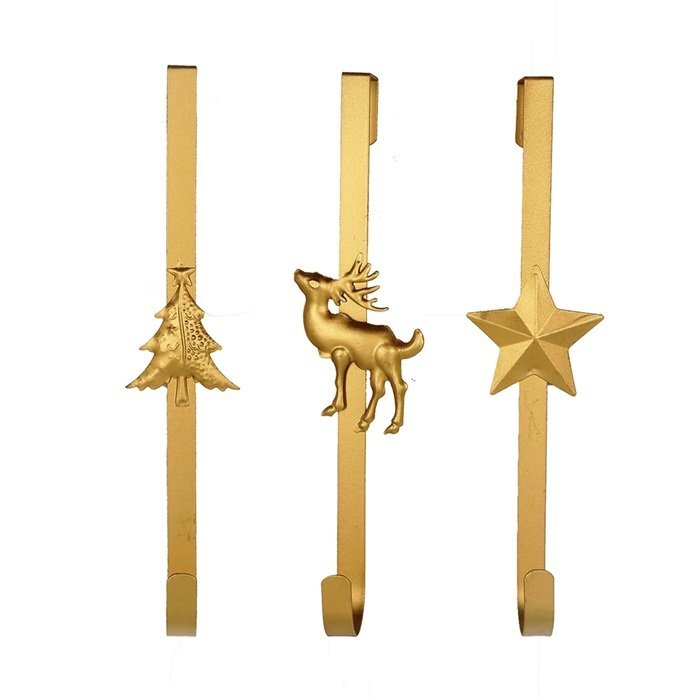 Hengi fyrir hurðakransa - gyllt