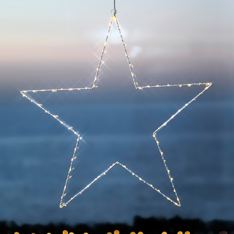 Liva stjarna 80 ljósa - hvítt